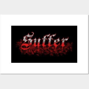 DenialJ Evil Merch - Suffer Logo Type Posters and Art